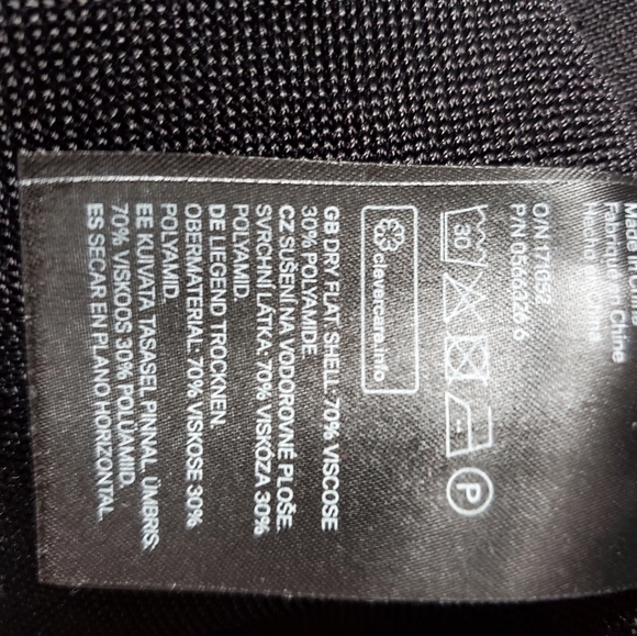 H&M black crossover bodycon dress sz Medium - Picture 8 of 10